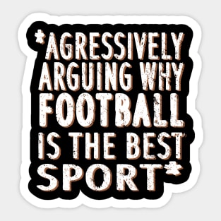 American football tackle quarterback gift idea Sticker